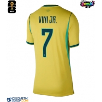 Ženski Nogometni dresi Brazilija Vinicius Junior #7 Domači SP 2026 Kratek Rokav
